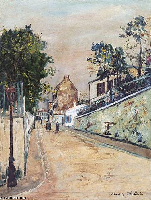 Rue Norvins _montmartre — Maurice Utrillo