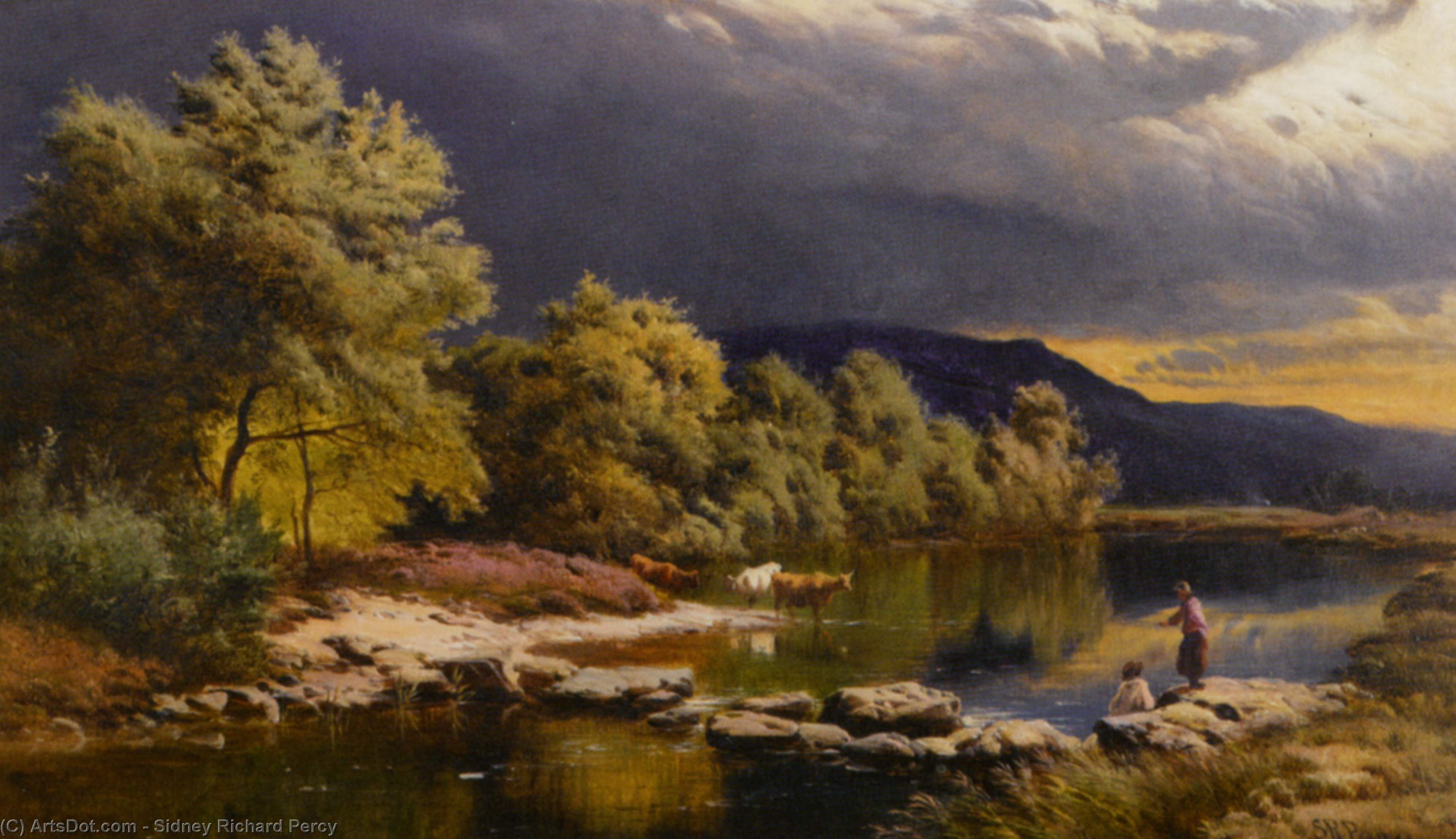 On The Llugwy North Wales — Sidney Richard Percy