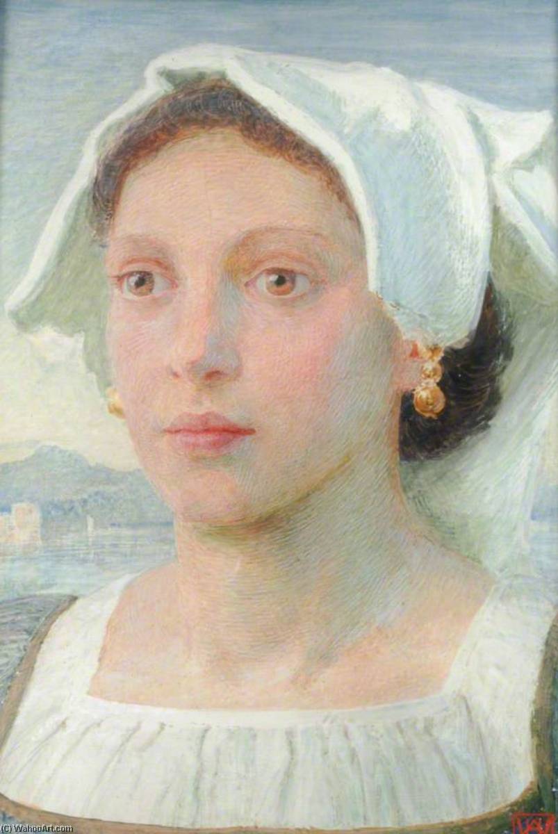 A Breton Peasant Girl — William Herbert Allen