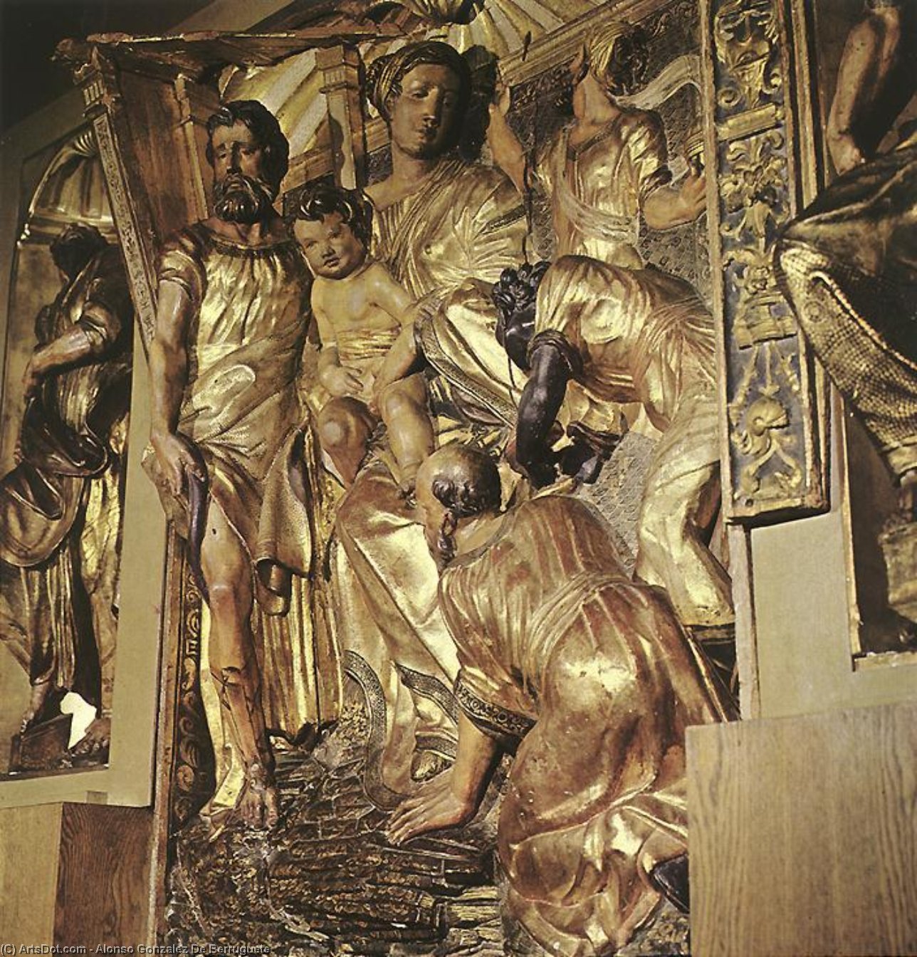Adoration Of The Magi (another View) — Alonso Berruguete