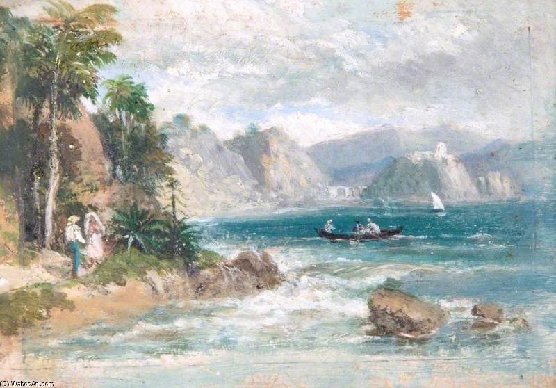 The Braganza Shore At Rio De Janeiro, Brazil — William Havell