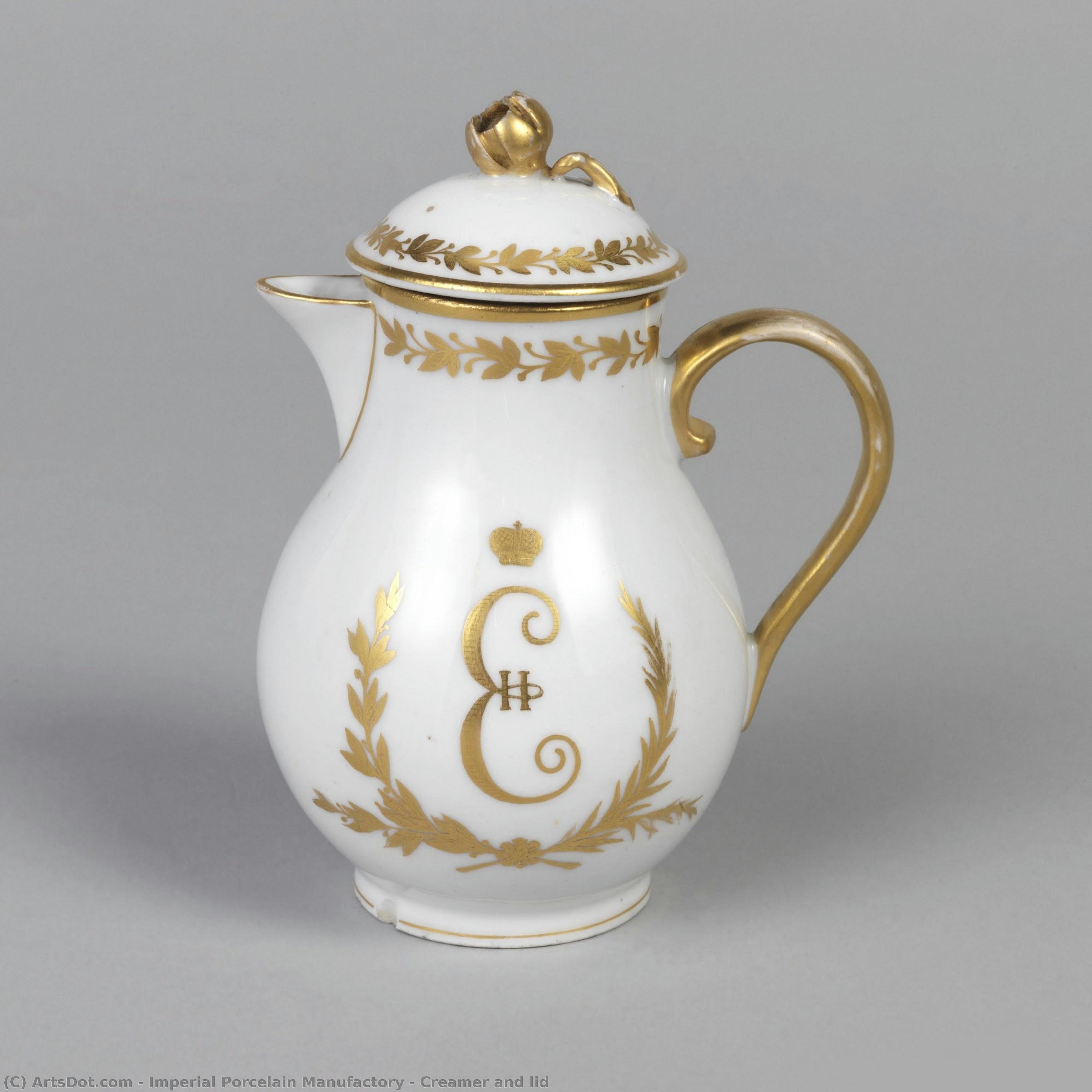 Creamer And Lid — Imperial Porcelain Manufactory