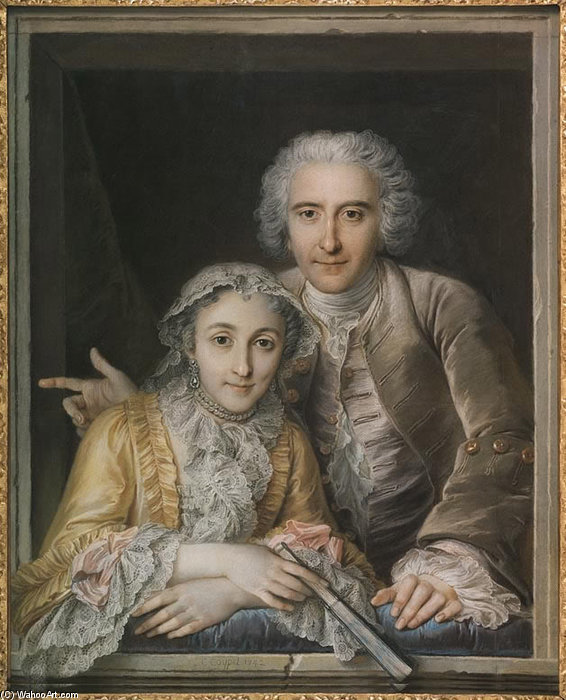 A Picture Of Philippe Coypel With His Wife — Charles Antoine Coypel