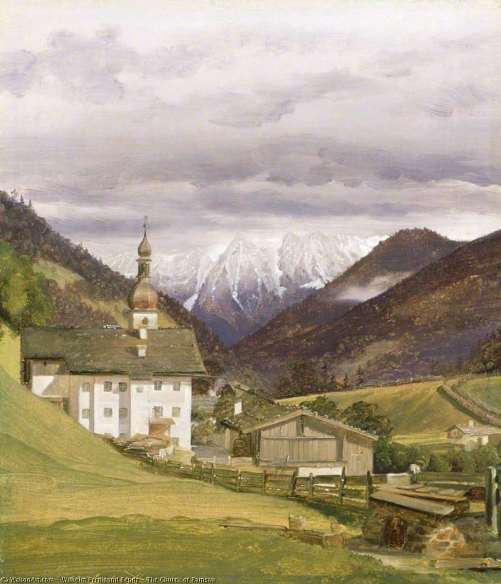 The Church Of Ramsau — Wilhelm Ferdinand Bendz