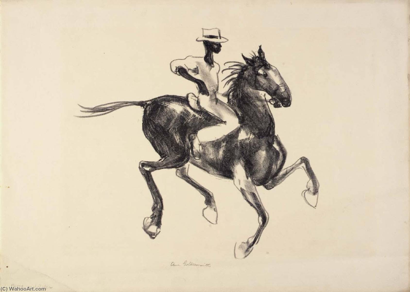 Horse And Rider — Anne Goldthwaite