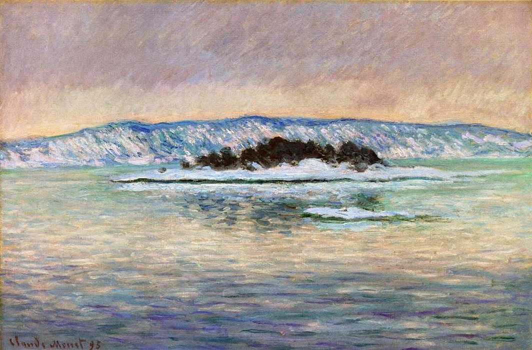 The Fjord, Near Christiania — Claude Monet