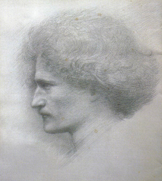 Portrait Of Ignacy Jan Paderewski — Edward Coley Burne-jones