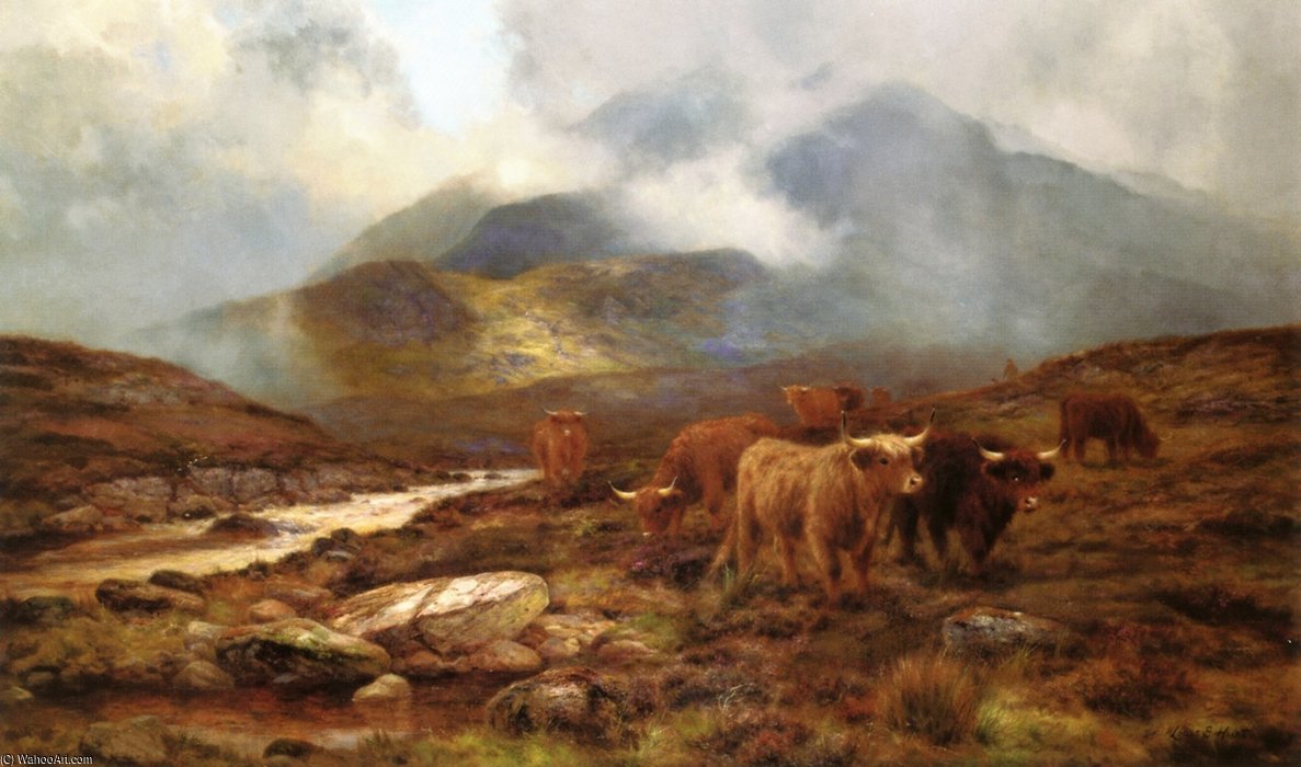 Over The Moorland, Sligachan, Isle Of Wight — Louis Bosworth Hurt