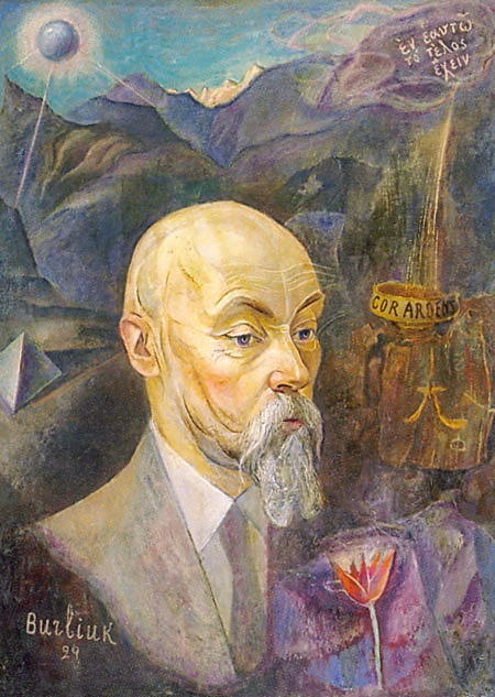 Portrait Of Nicholas Roerich — David Davidovich Burliuk