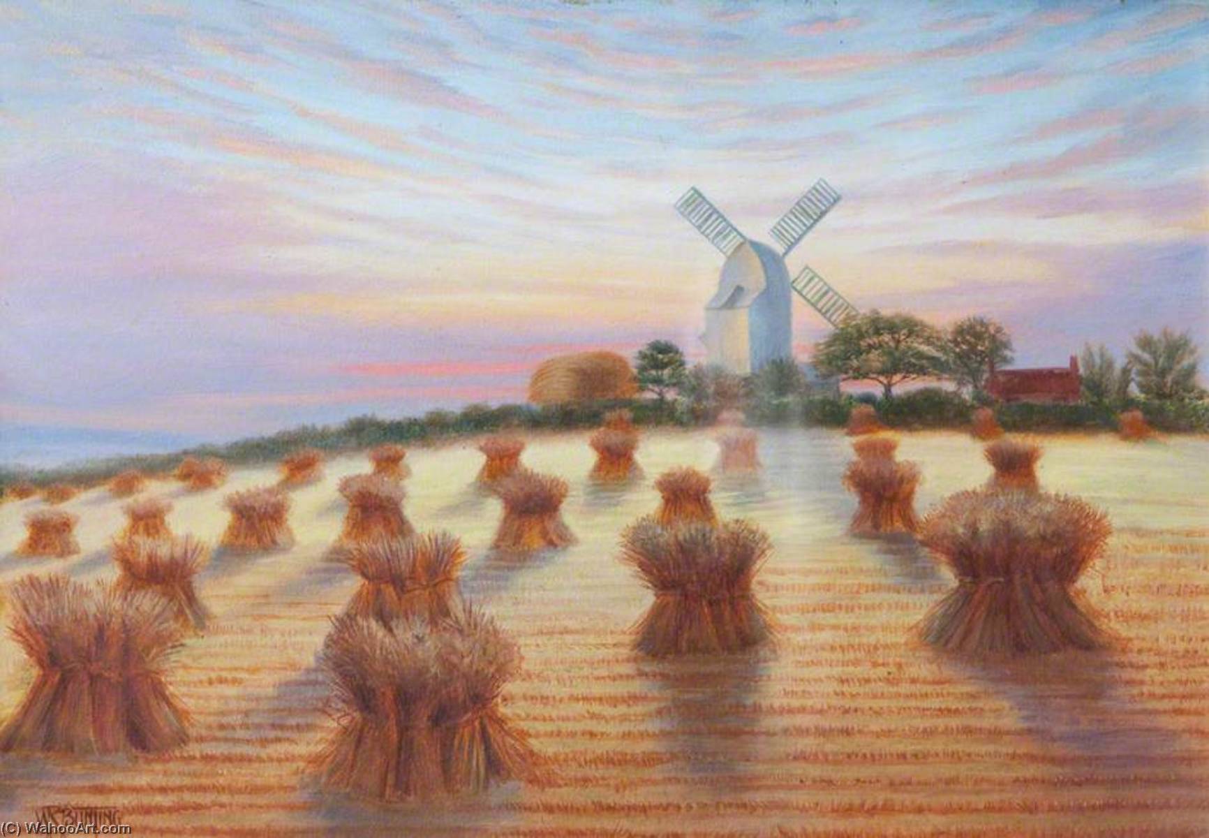 Habrough Mill, Lincolnshire — William Richard Bunting