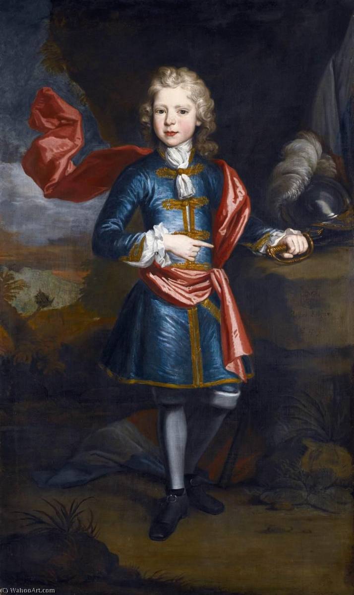 Portrait Of Guilford Killigrew, When A Boy — Johann Closterman