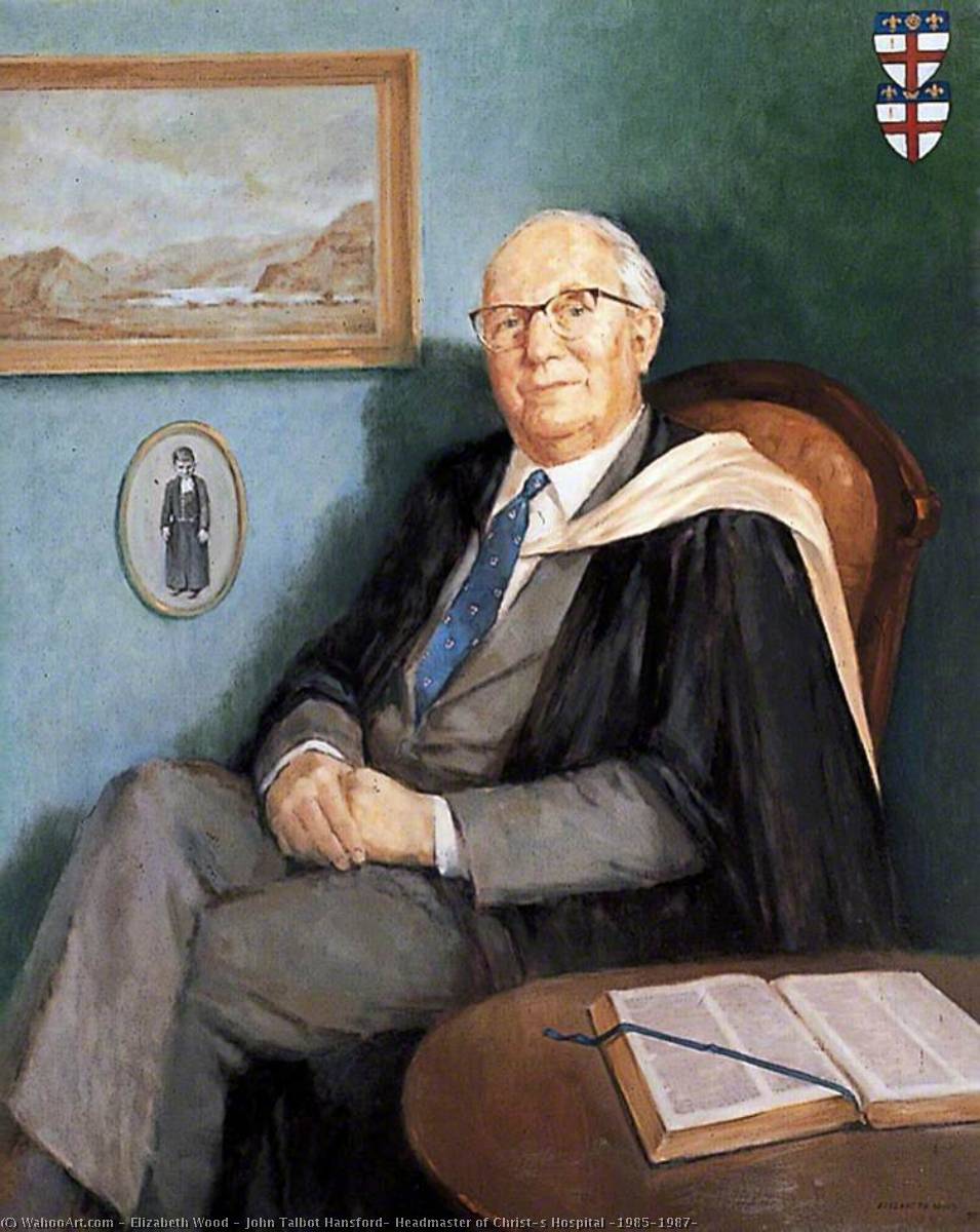 John Talbot Hansford, Headmaster Of Christ's Hospital (1985–1987) — Elizabeth Wood