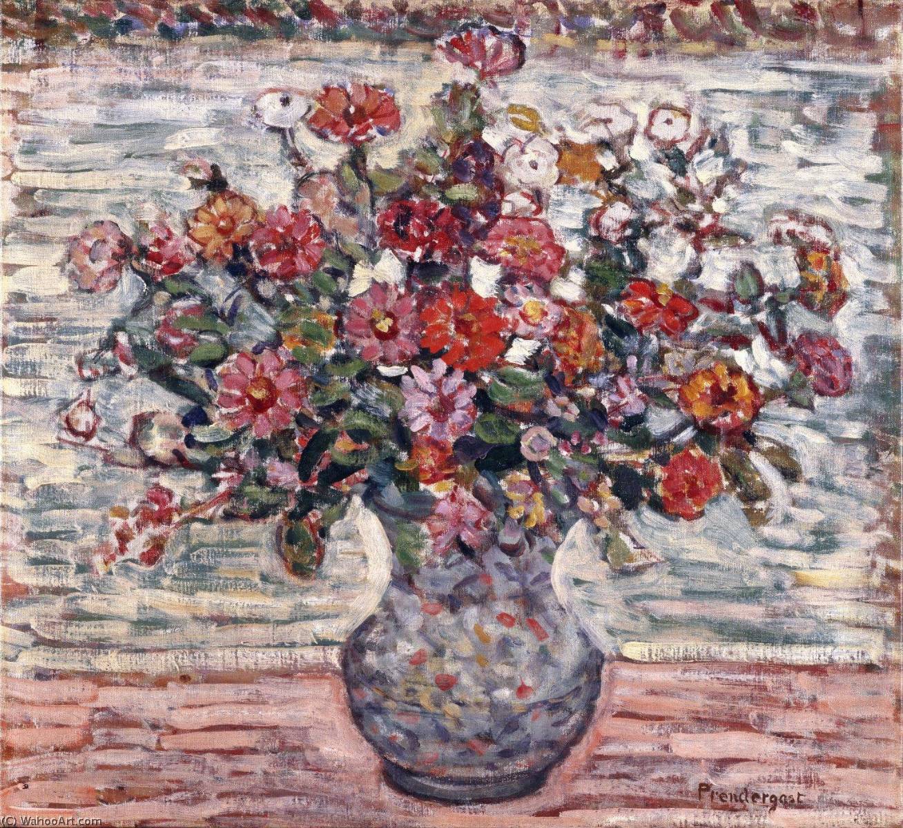 Flowers In A Vase — Maurice Brazil Prendergast