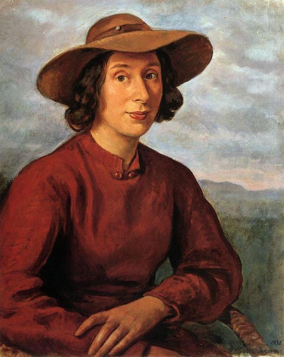 Portrait Of A.a.cherkesovoy-benoit — Zinaida Serebriakova