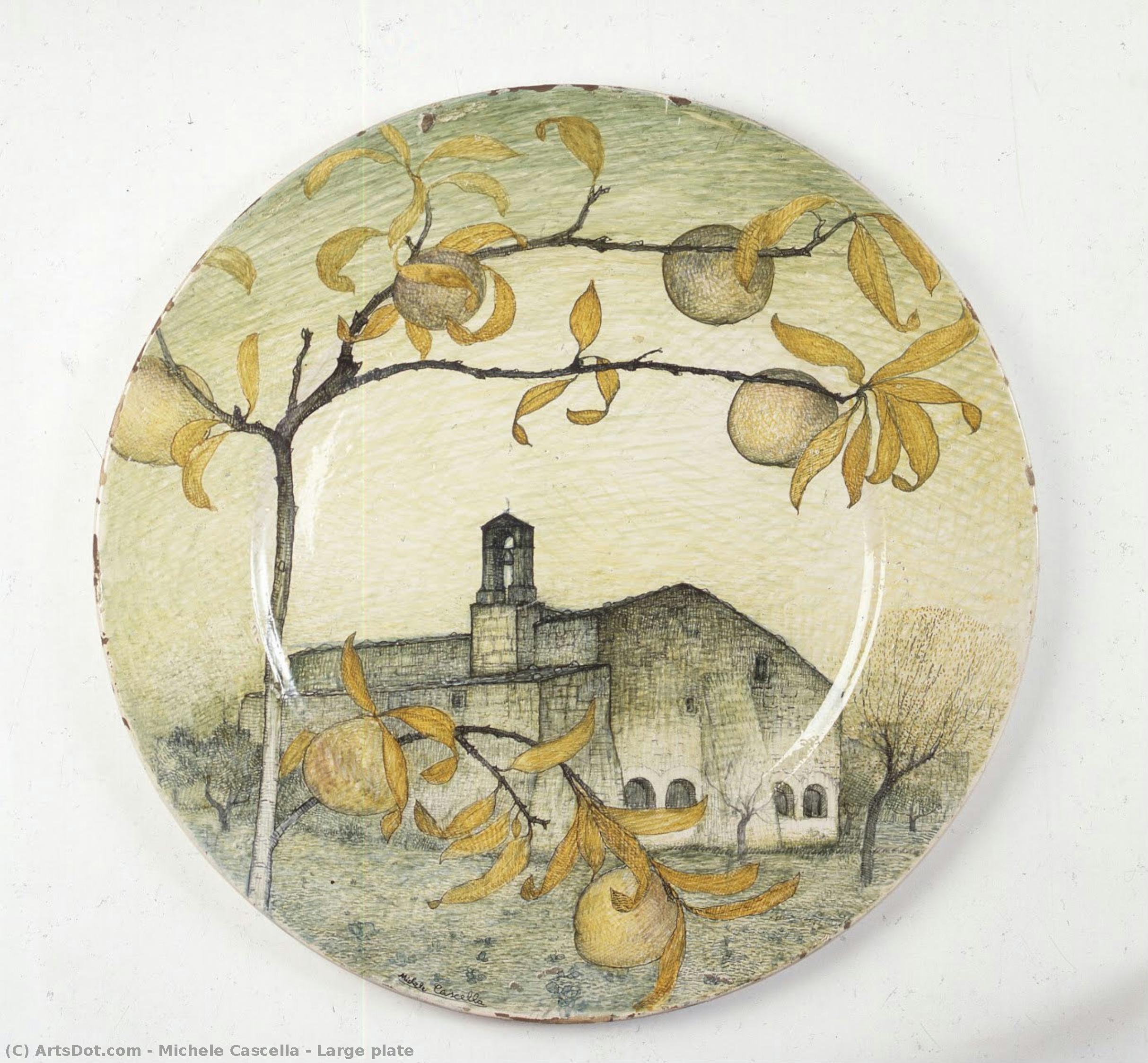 Large Plate — Michele Cascella