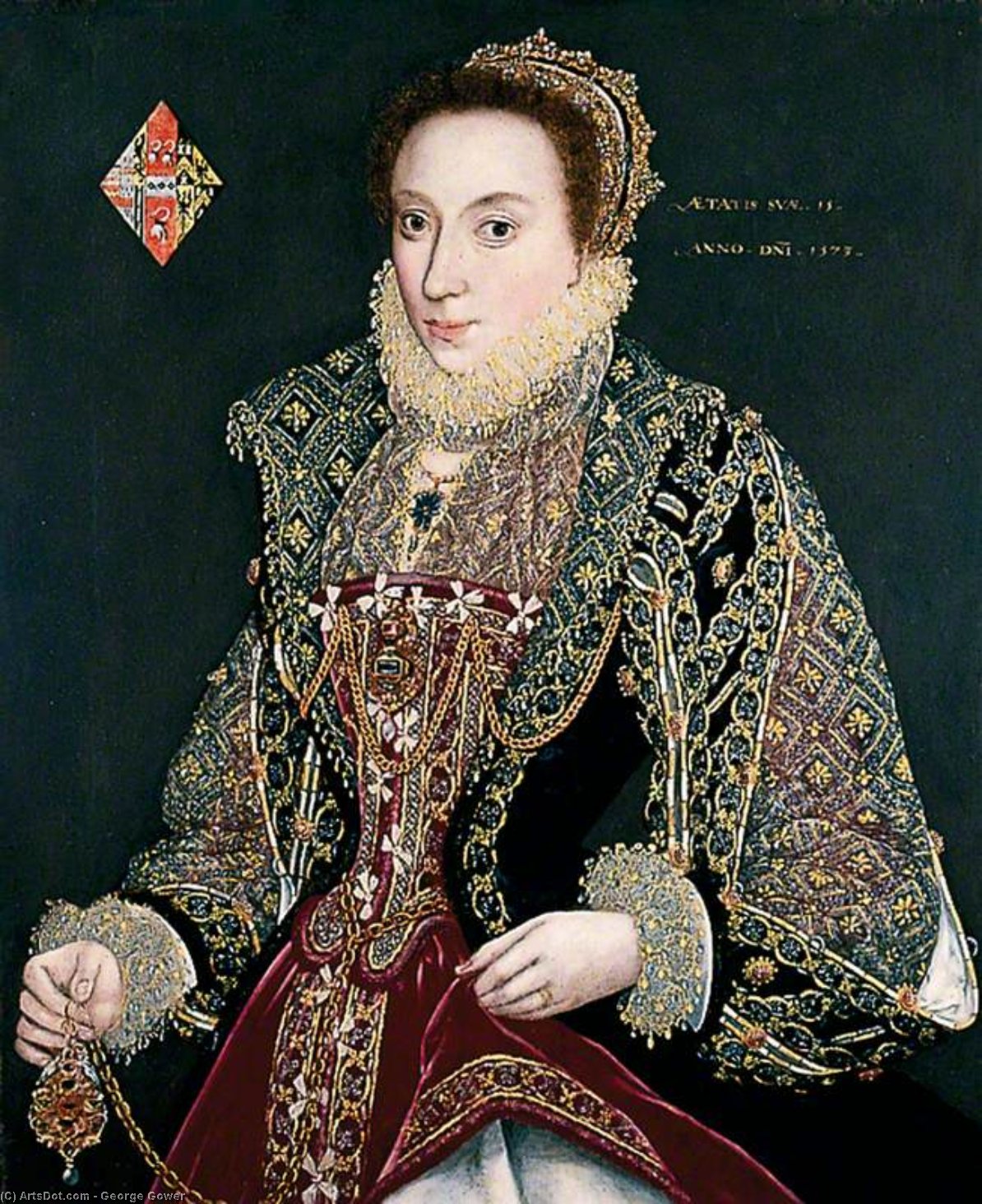 Mary Denton — George Gower