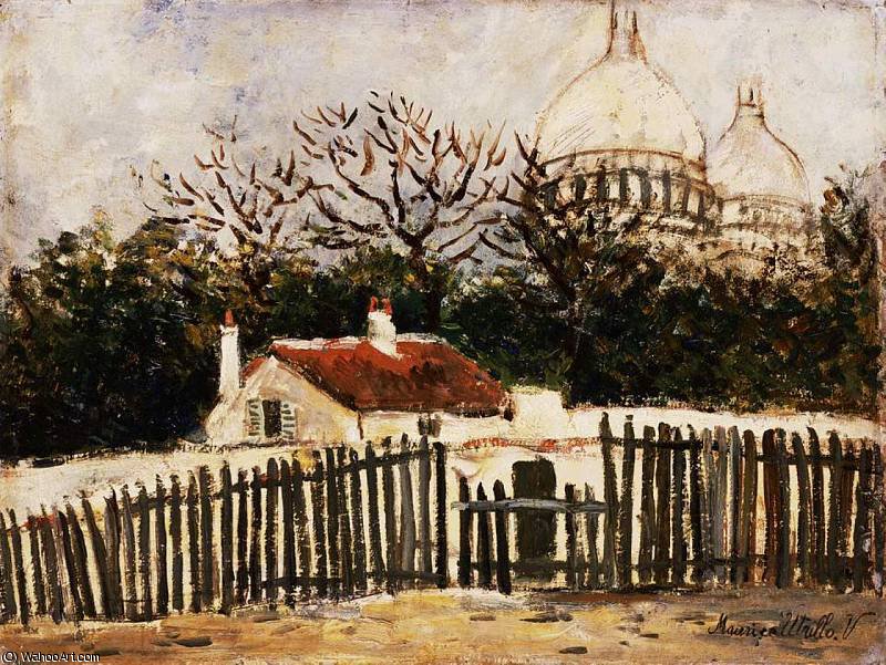 Sacre Coeur Montmartre Nd Barnes Foundation — Maurice Utrillo