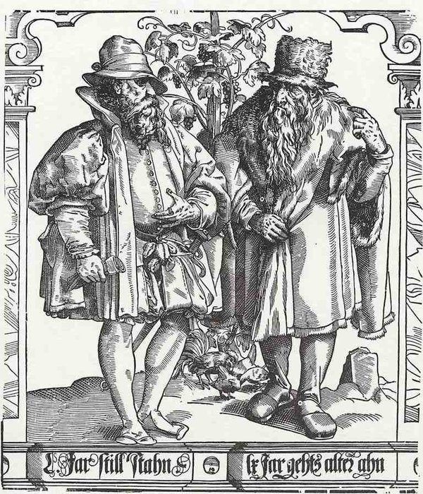 The Age Of Men At The Age Of Fifty And Sixty Years — Tobias Stimmer