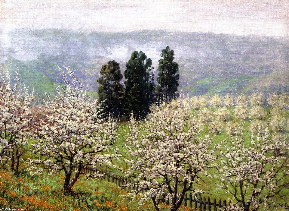 Prune Blossoms Of Saratoga — Theodore Wores