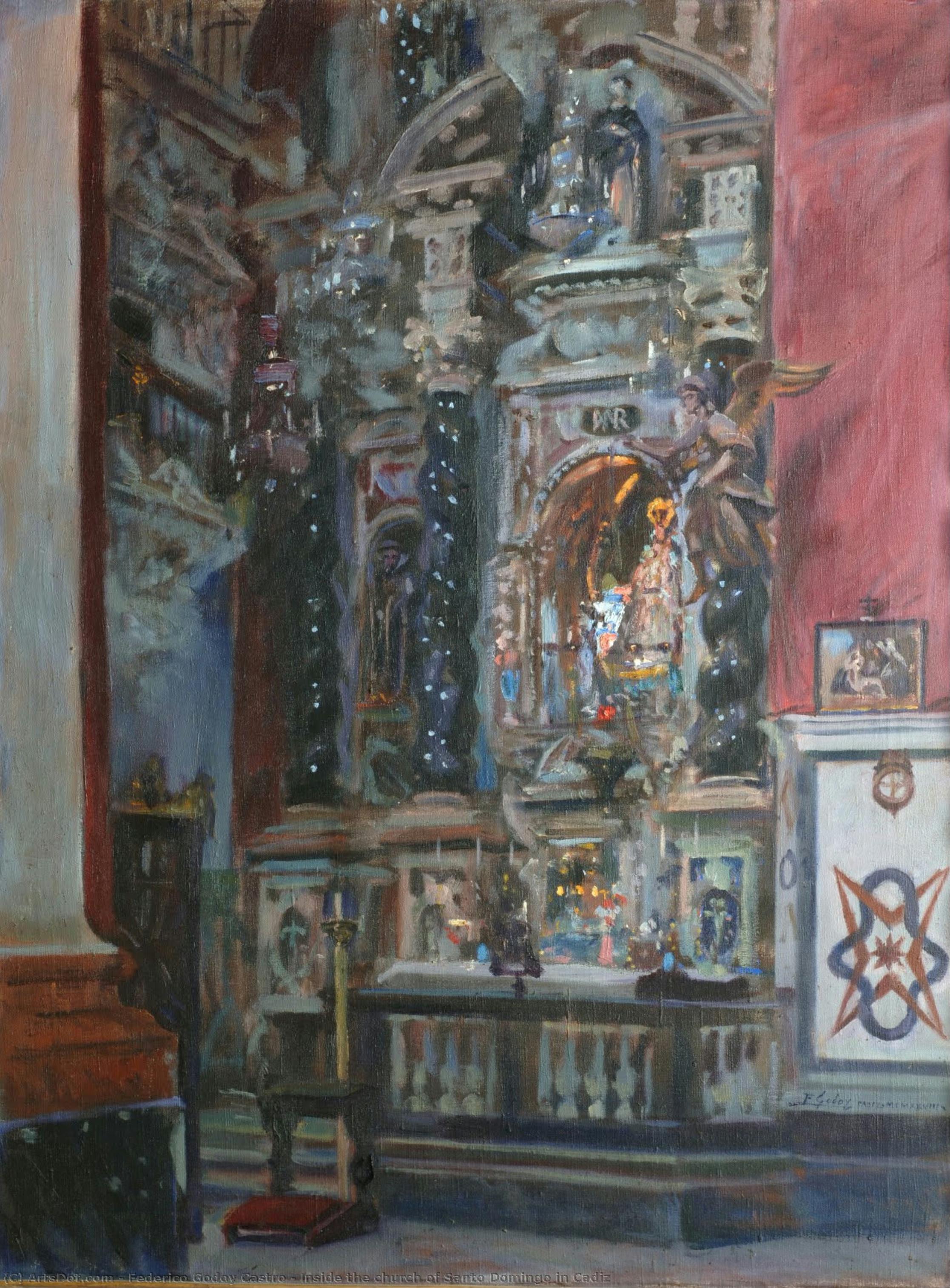Inside The Church Of Santo Domingo In Cadiz — Federico Godoy Castro