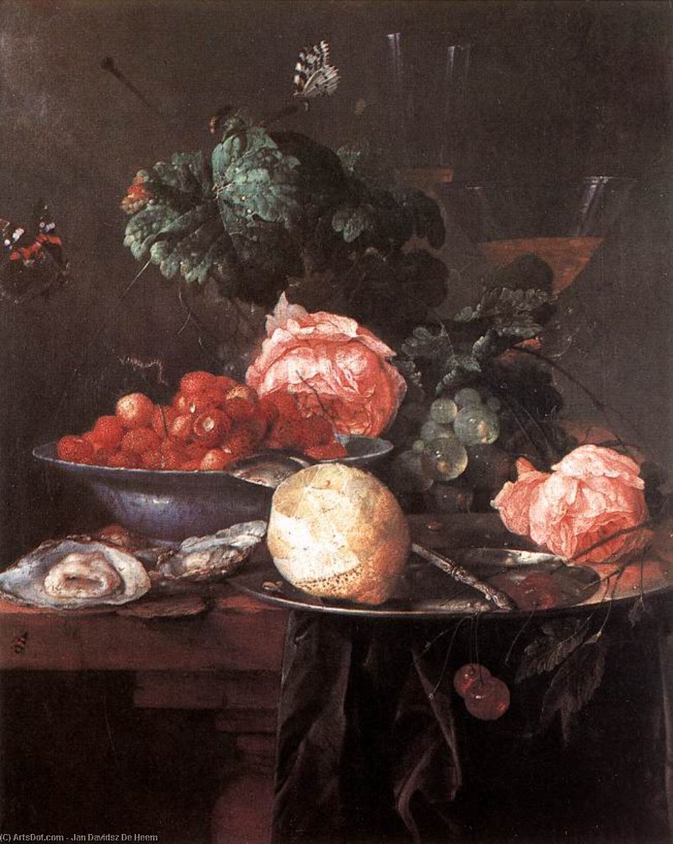 Still-life With Fruits — ヤン・ダヴィドスゾーン・デ・ヘーム