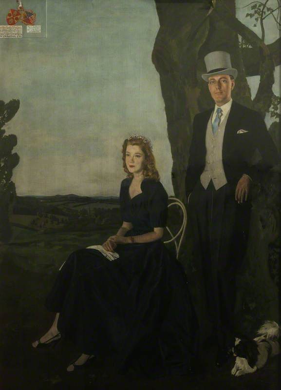 Francis Edward Lascelles Hadwin (b.1926), Demy (1947–1950), And Lady Julia Lascelles Hadwin, Née Bluet Mackenzie (b.1934) — Альфред Реджинальд Томпсон