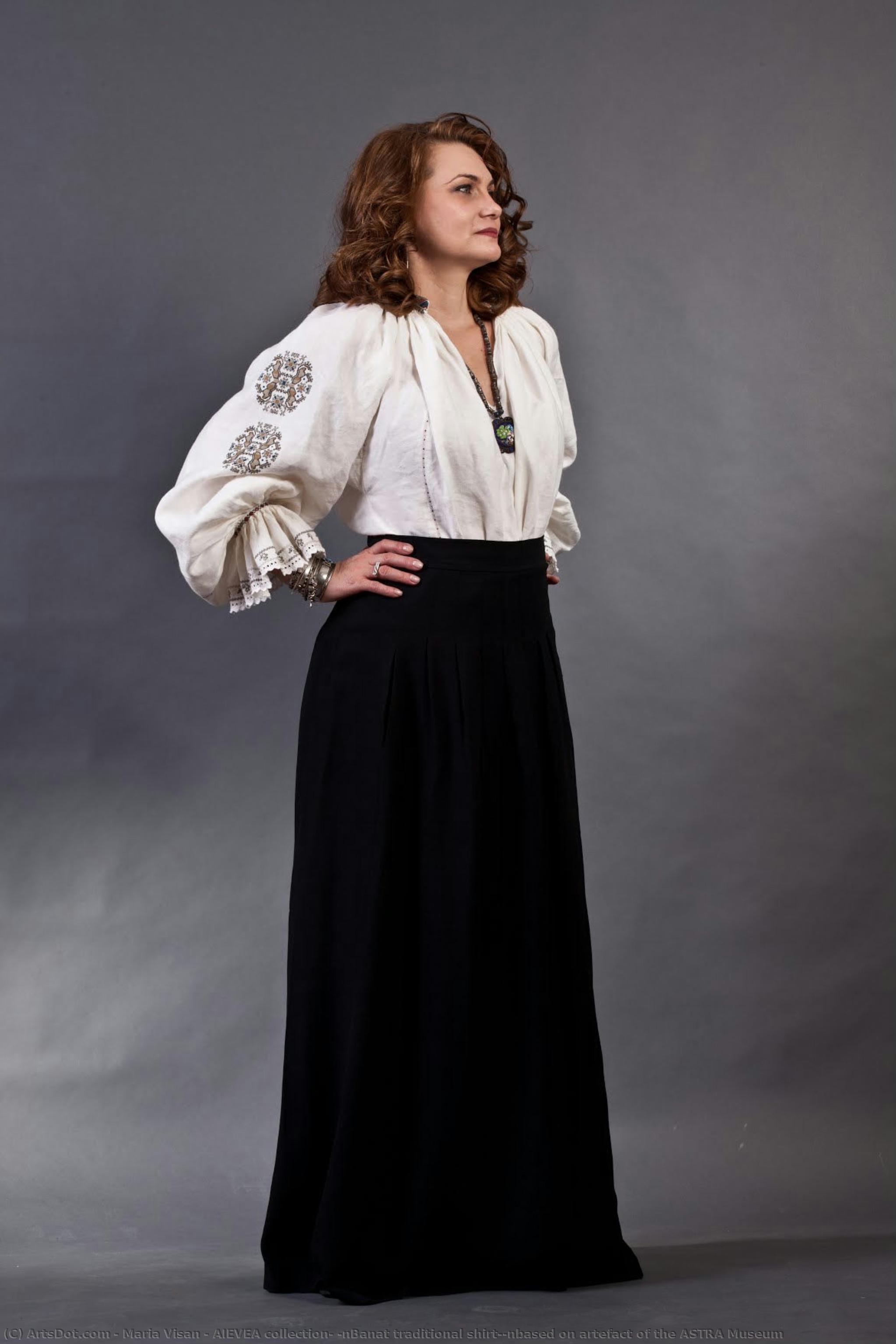 Aievea Collection; \nbanat Traditional Shirt;\nbased On Artefact Of The Astra Museum — Maria Visan