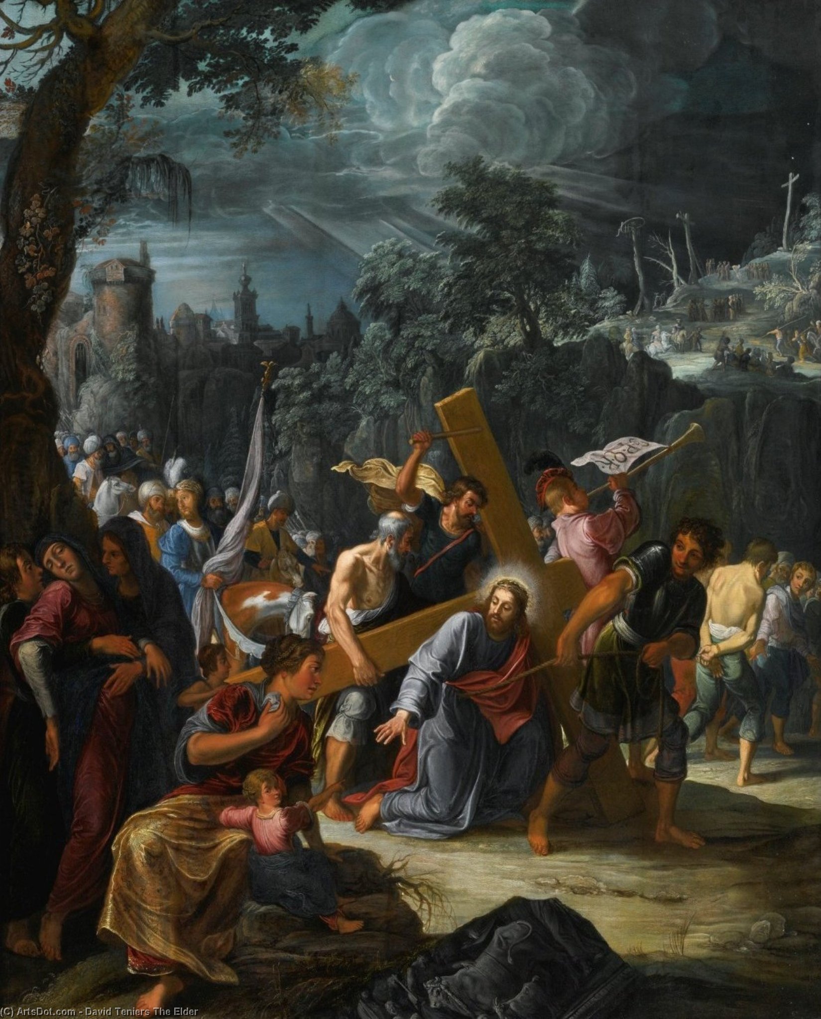 Christ On The Road To Calvary — David Teniers Der Ältere