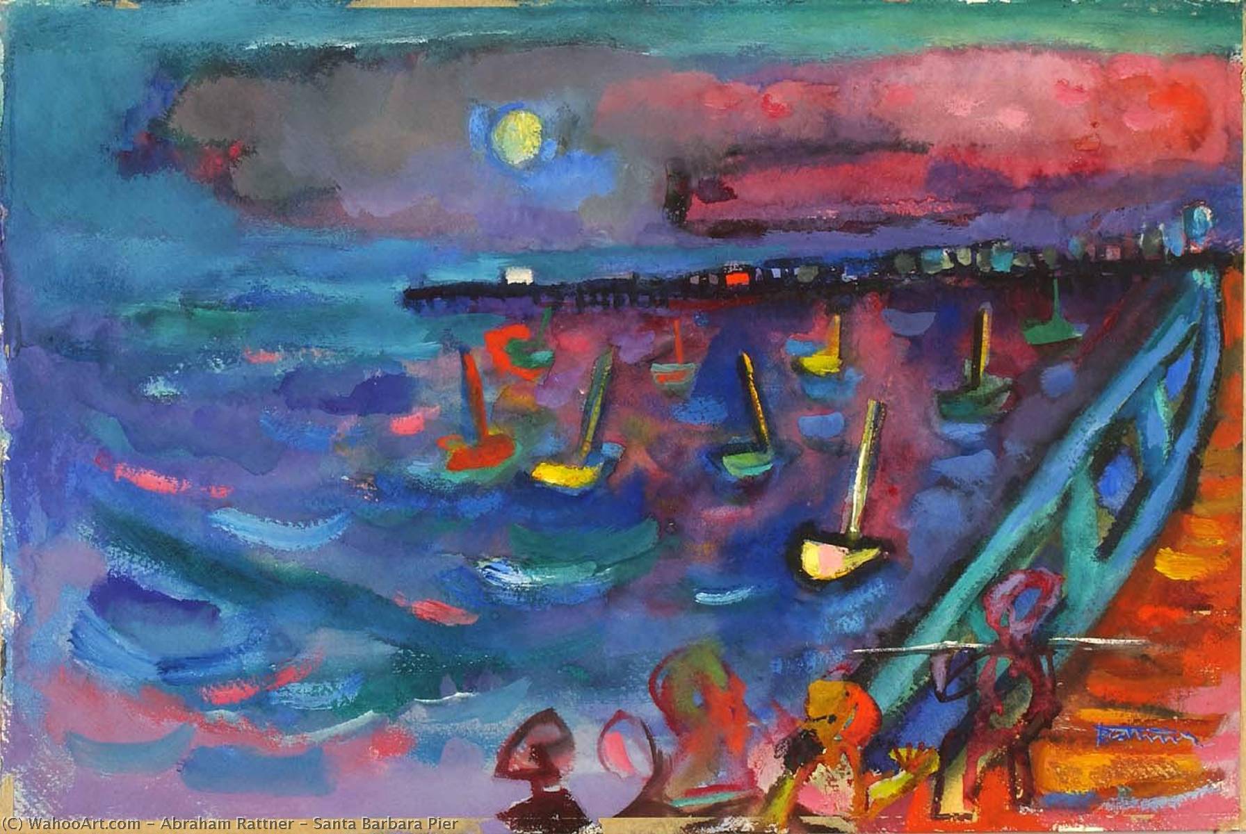 Santa Barbara Pier — Abraham Rattner