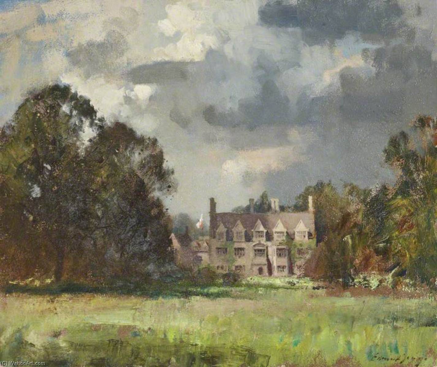 Anglesey Abbey By Day, Spring 1949 — Edward Brian Seago
