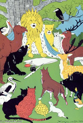 Renard The Fox Appears At The Court Of 'noble — Benjamin Rabier