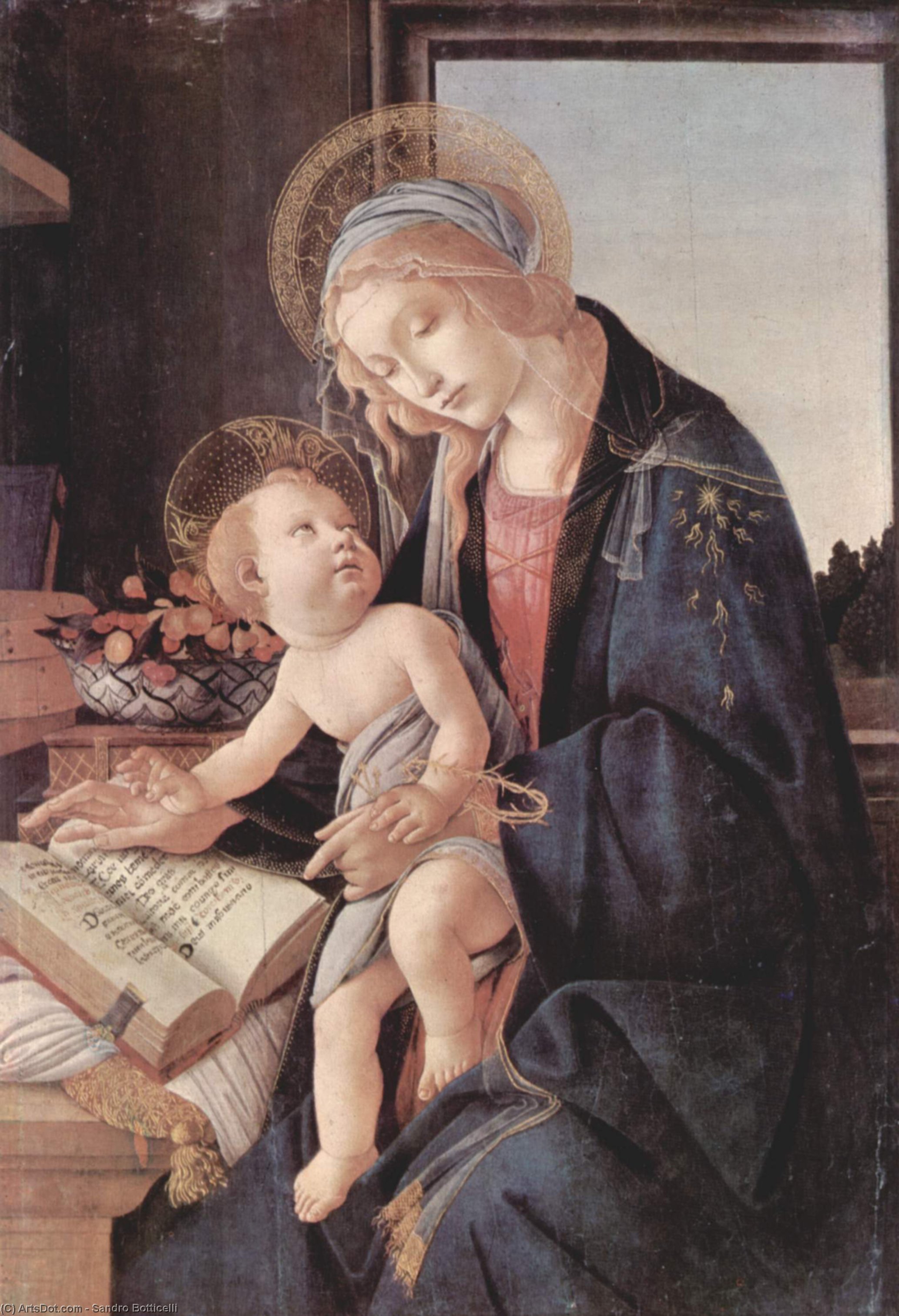 Madonna Of The Book — Sandro Botticelli