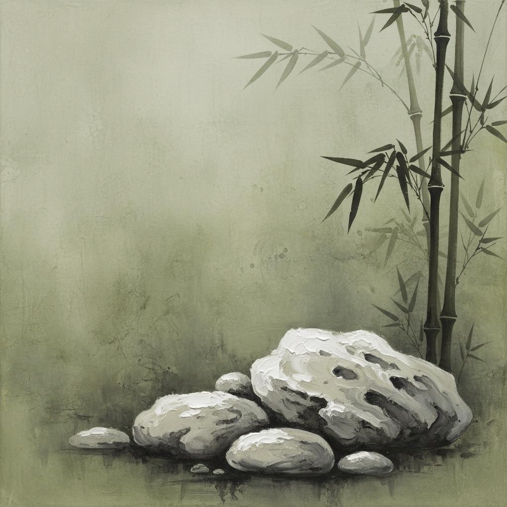 Stille Schatten Von Salbei: Eine Meditative Studie In Nebel Und Stein — Laurent Garnier