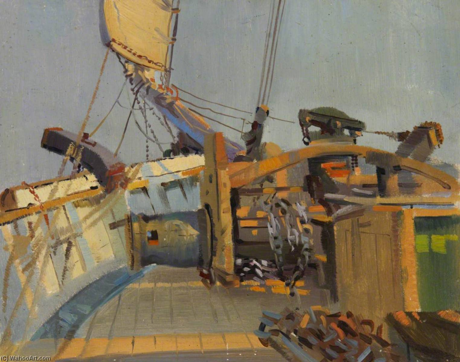 Fo'c'sle Of The Barquentine 'waterwitch' — Arthur Royce Bradbury