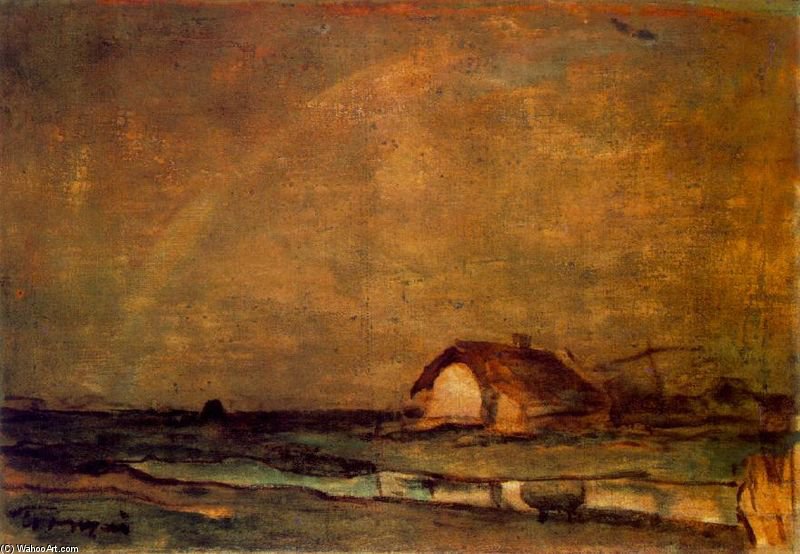 Farm On The Great Hungarian Plain — János Tornyai