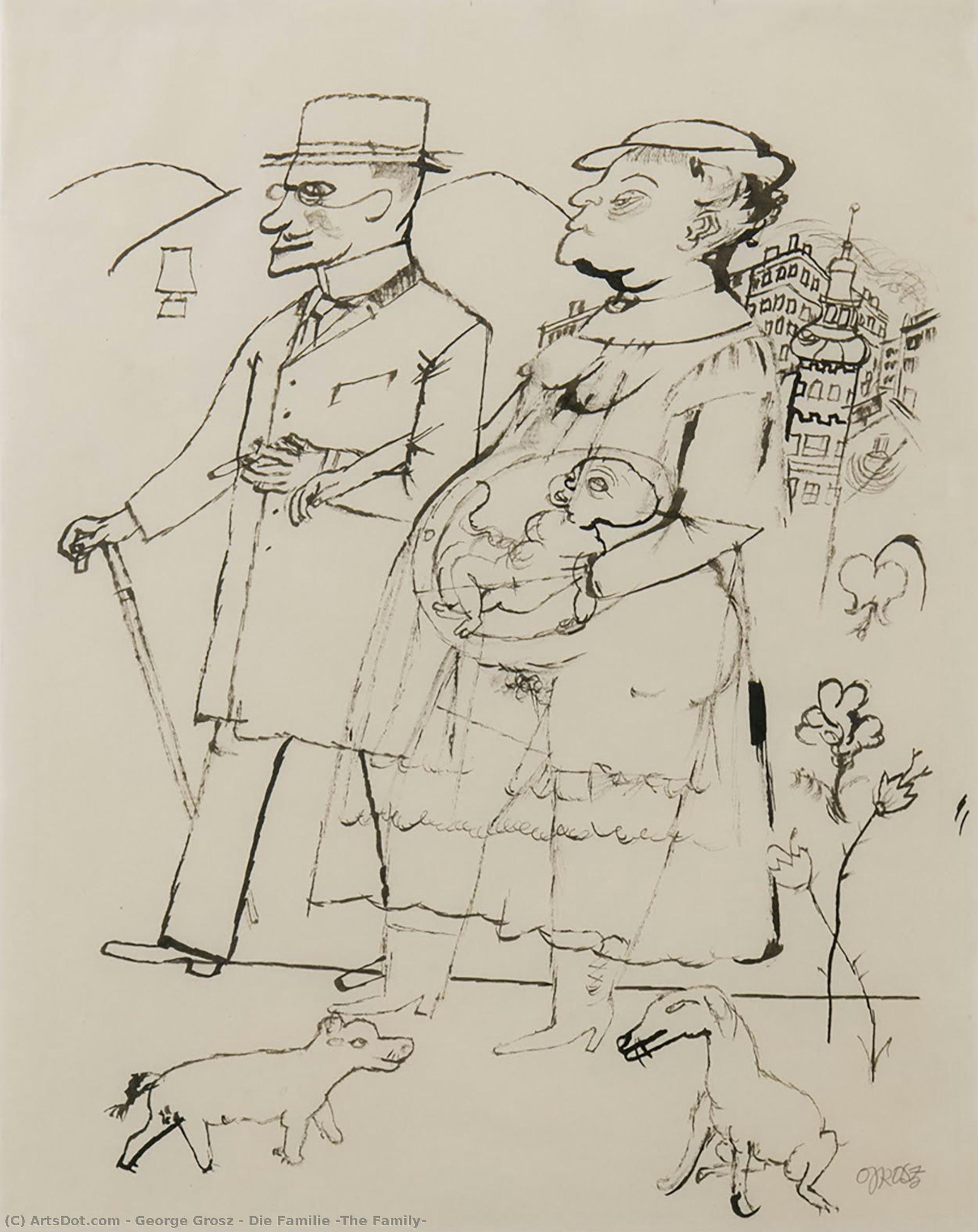 Die Familie (the Family) — George Grosz