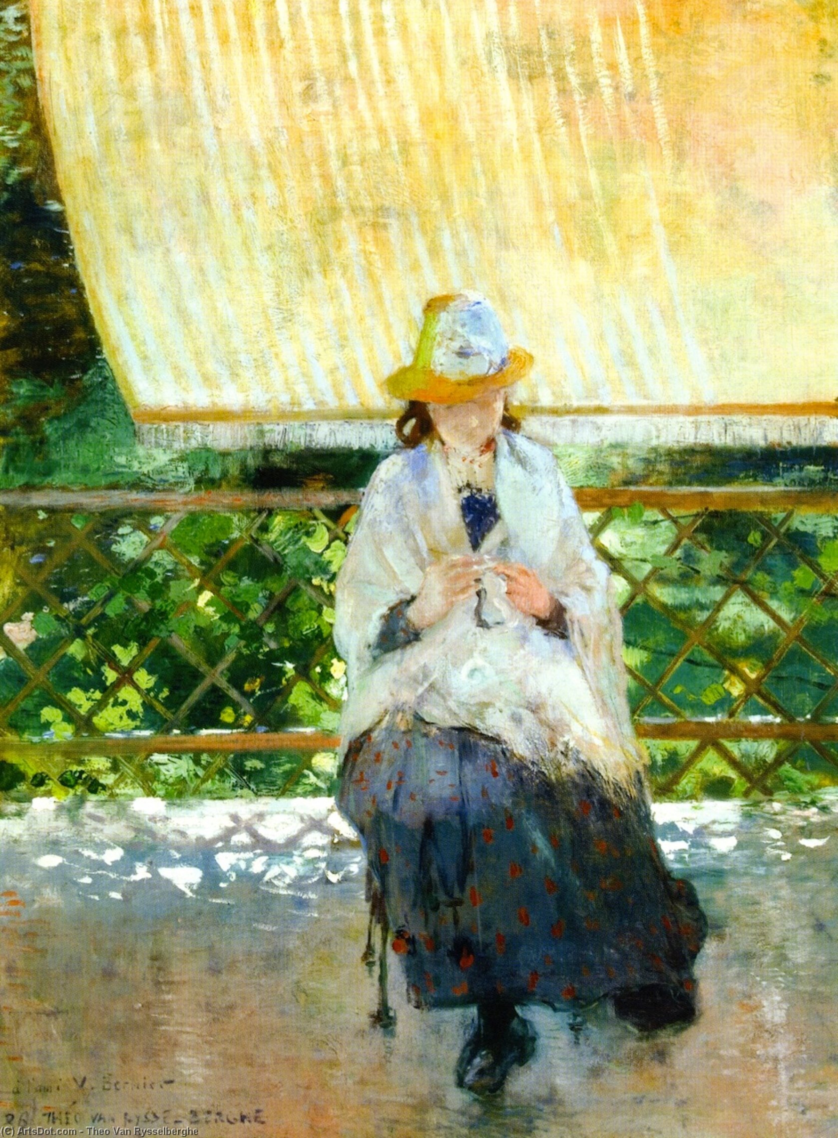 On The Terrace At Sevres — Тео Ван Риселберг