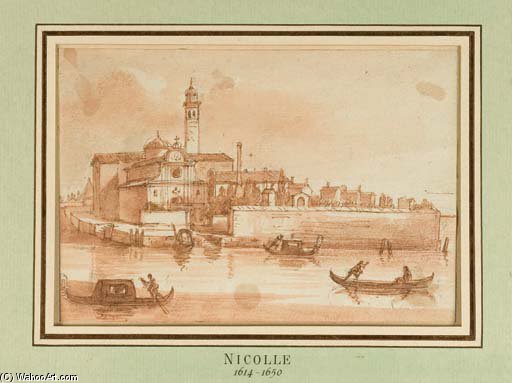 For The Island Of San Clemente In Venice — Victor Jean Nicolle