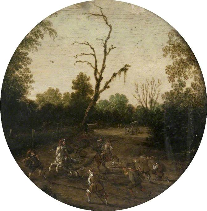 A Military Skirmish — Esaias Van De Velde I