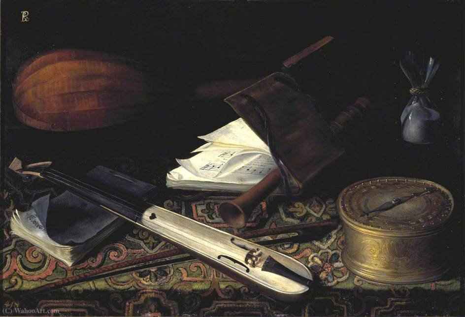 Still Life With Musical Instruments — Pieter Gerritsz Van Roestraten