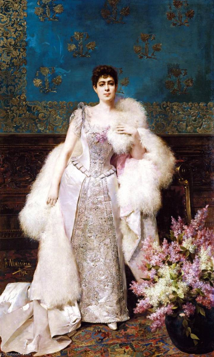 Francisca Aparicio Y Merida, Marquesa De Vistabella — Francisco Masriera Y Manovens