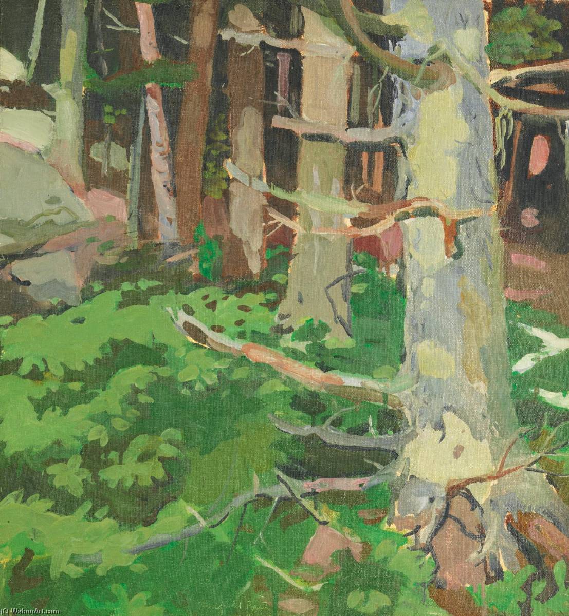 Woods And Rocks — Fairfield Porter