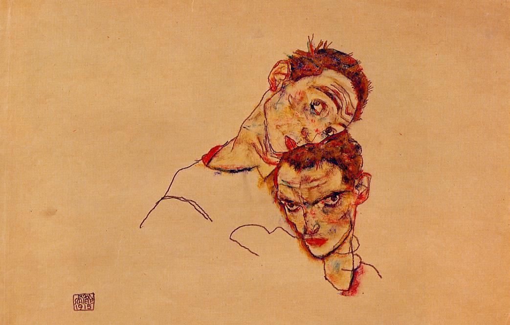 Double Self Portrait — Шиле