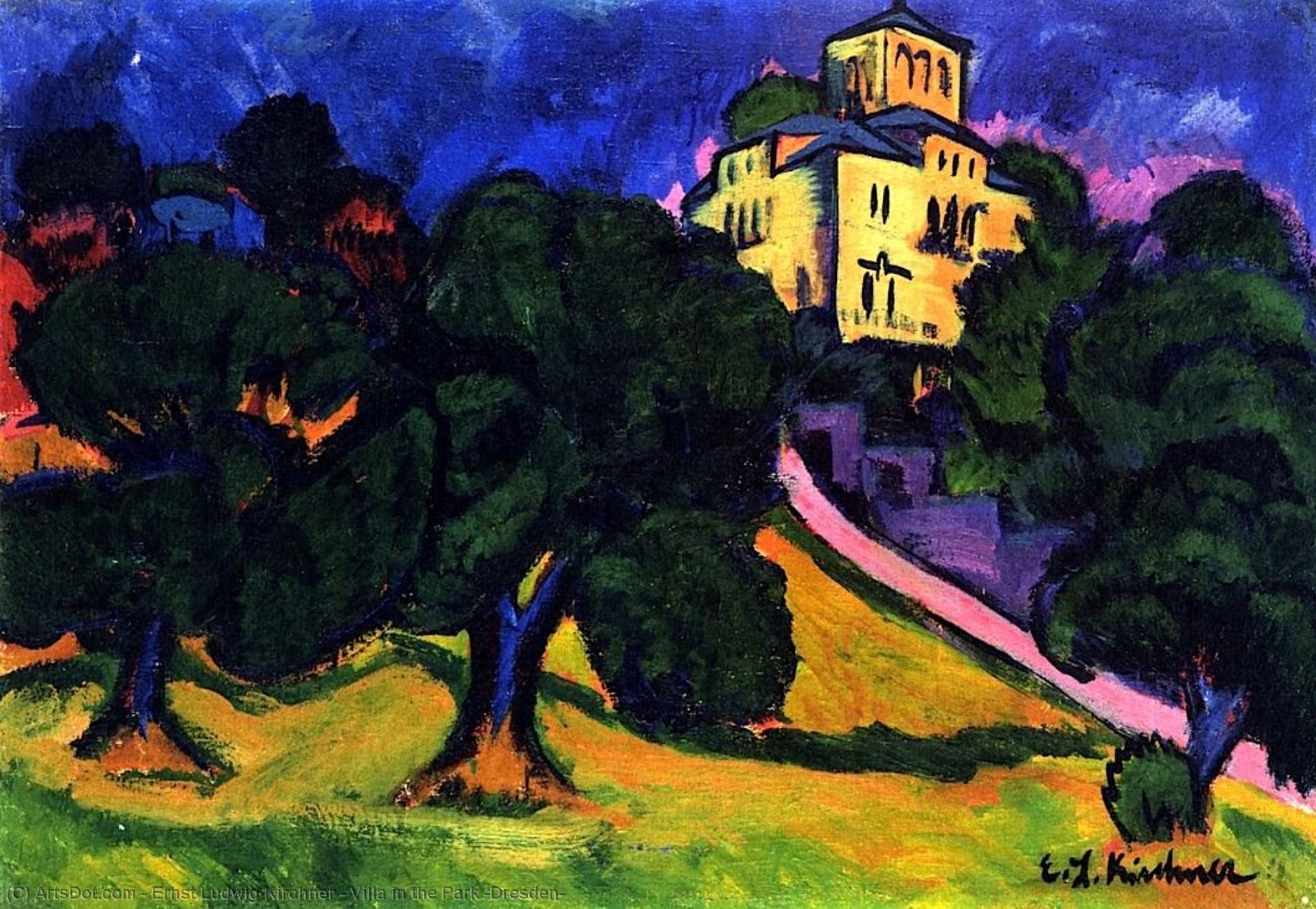 Villa In The Park (dresden) — Ernst Ludwig Kirchner