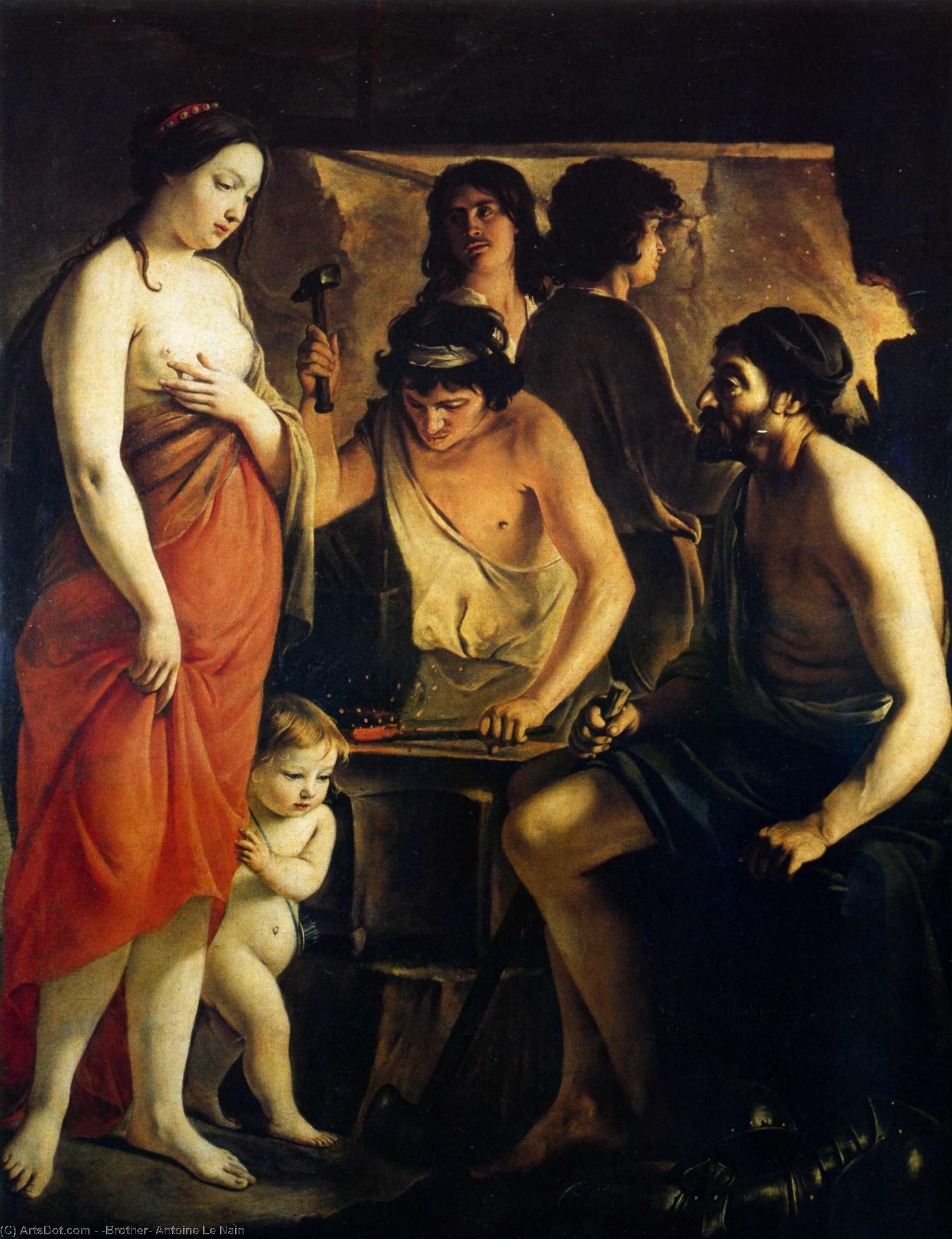 Venus In Vulcan's Forge — (brother) Antoine Le Nain