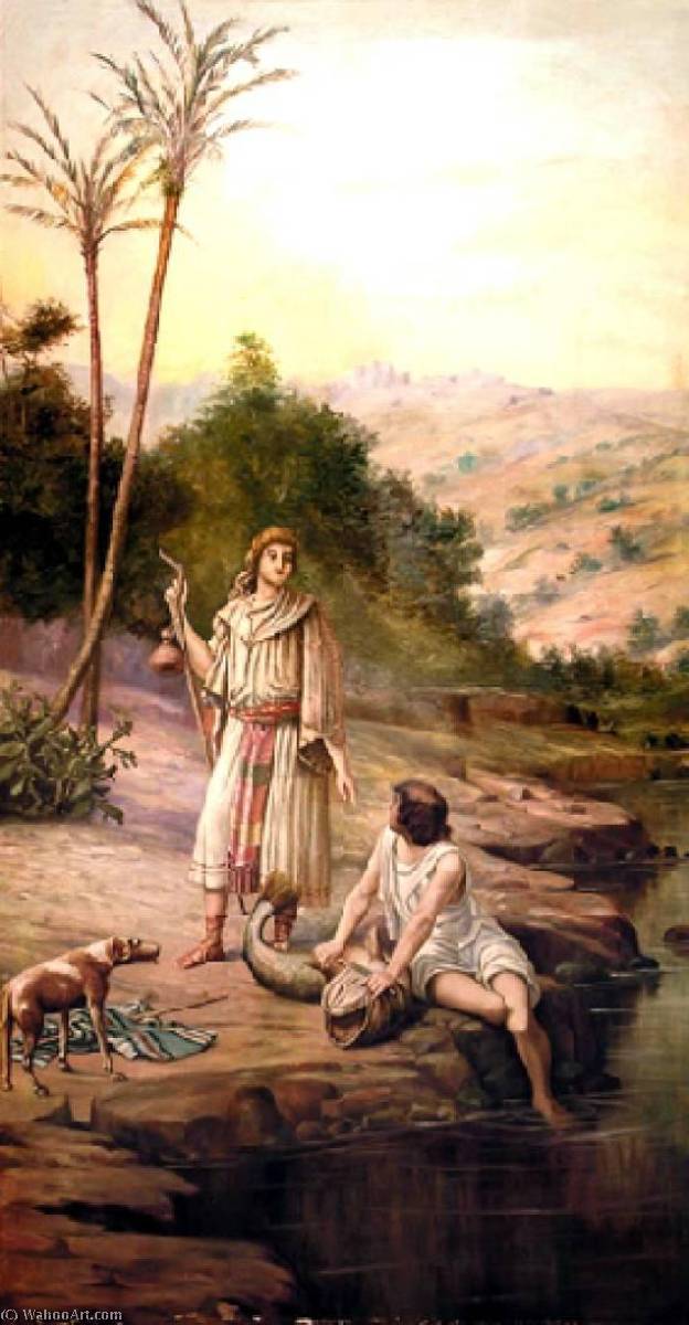 English Tobias And The Angel Português Tobias E O Anjo — Benedito Calixto