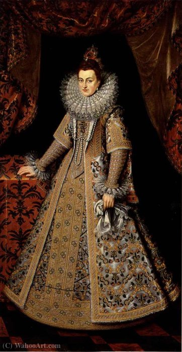 Portrait Of Isabella Clara Eugenia — Frans Pourbus The Elder