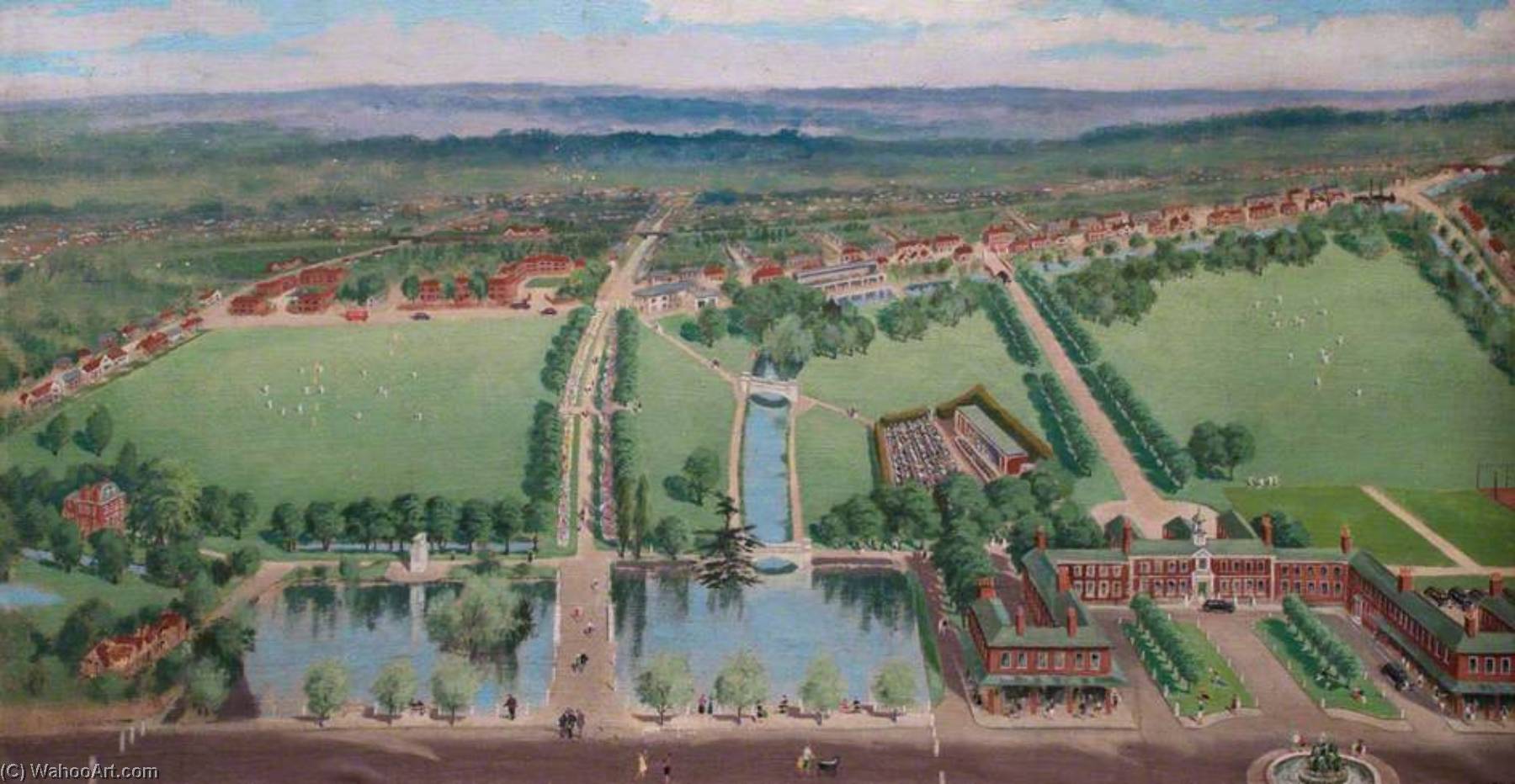 Scheme For The Re Planning Of Carshalton, Surrey (recto) — Frank R. Dickinson