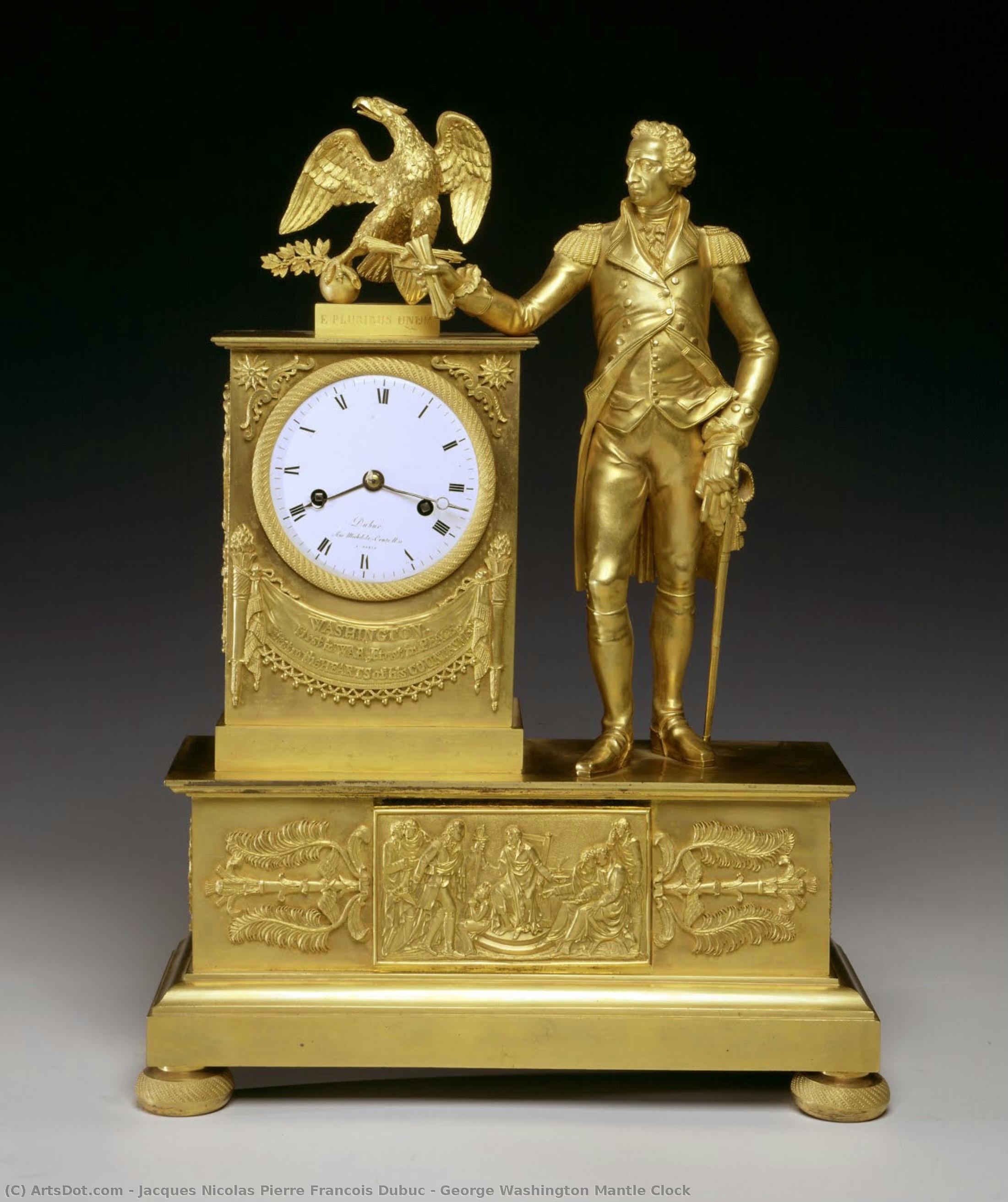Reloj De Chimenea De George Washington — Jacques Nicolas Pierre François Dubuc (dubuc L'aine)