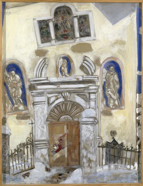 An Angel Painter — Марк Шагал
